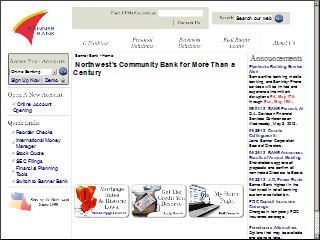 Web site www.bannerbank.com, Banner Bank
